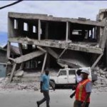 Haiti building damage